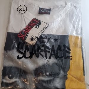 Rare Vintage Official Scarface / Al Pacino Air Brush Shirt Sz Xl NWT